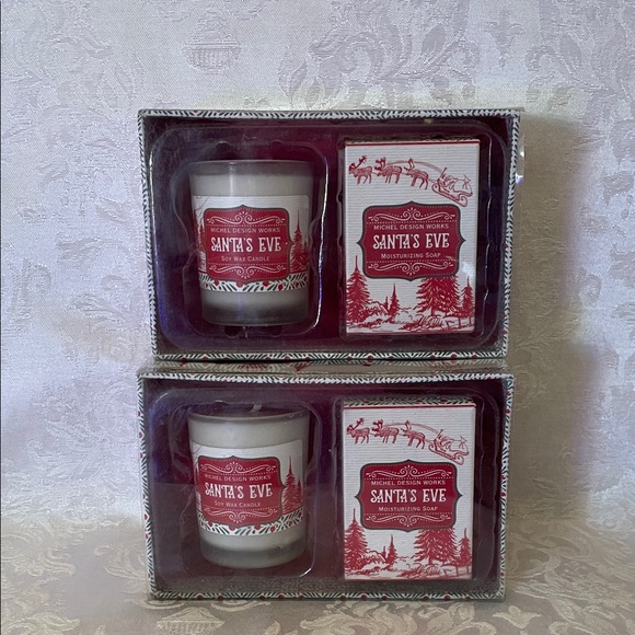 Michel Design Works Other - NIB Santa's Eve Candle & Soap Set